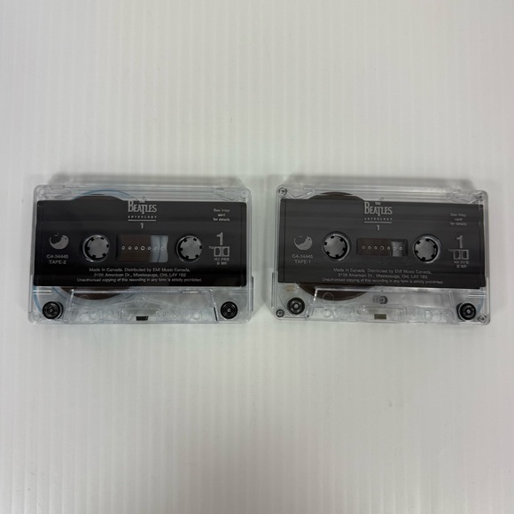 The Beatles Anthology 1 Double Cassette Tape Vintage 1995 Apple Records VTG EMI - Picture 5 of 8